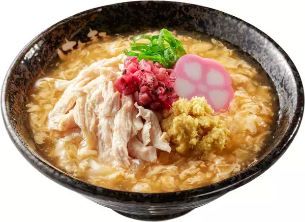 「これは冬の正解…！「鶏玉あんかけうどん」梅×生姜がしみる一杯」の画像