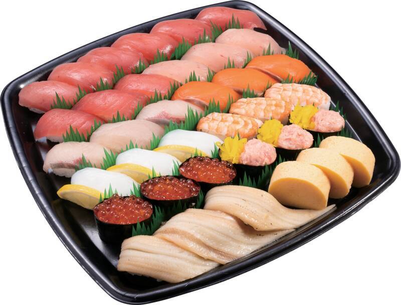 中とろ、上煮穴子、いくら…持ち帰りすしセットに「初夏の彩り」期間限定で登場