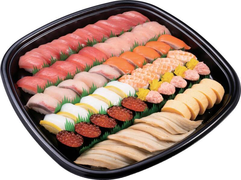 中とろ、上煮穴子、いくら…持ち帰りすしセットに「初夏の彩り」期間限定で登場