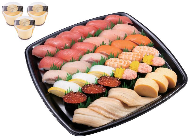 中とろ、上煮穴子、いくら…持ち帰りすしセットに「初夏の彩り」期間限定で登場