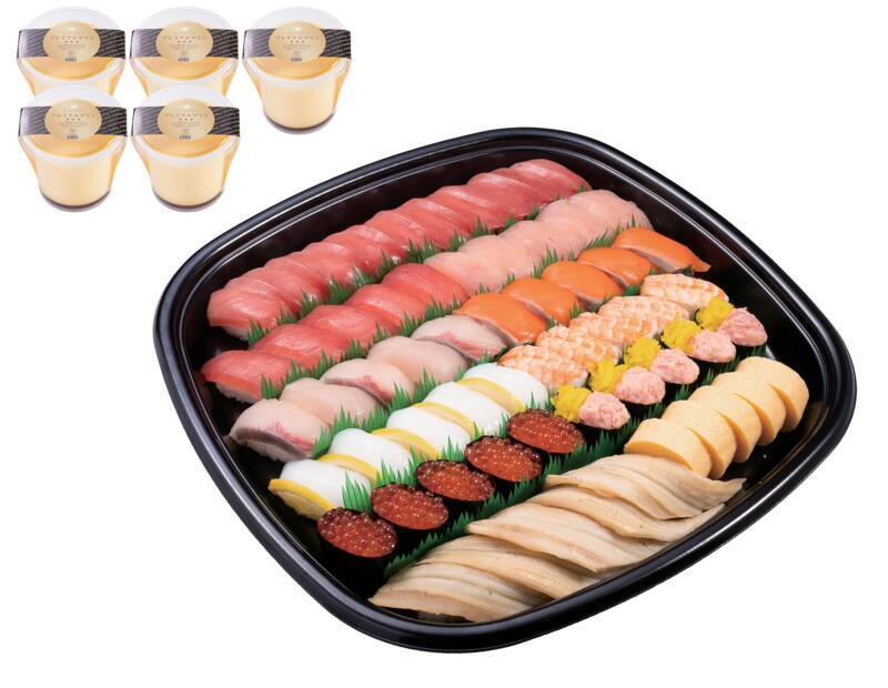 中とろ、上煮穴子、いくら…持ち帰りすしセットに「初夏の彩り」期間限定で登場