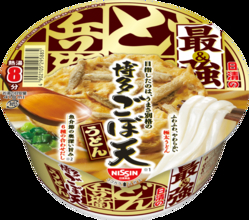 【本日発売】最強どん兵衛「博多ごぼ天うどん」湯戻し8分の極太麺