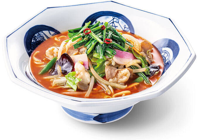 リンガーハットに冬ちゃんぽん！「九条ねぎのあんかけ」「牛もつ」限定で発売