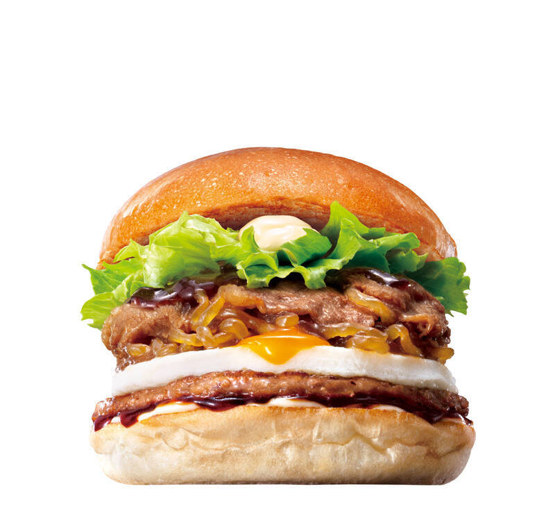 半熟風たまごがとろ～り！「とろたま牛すき焼きバーガー」がやってくる！ 嬉しい「倍盛り」も