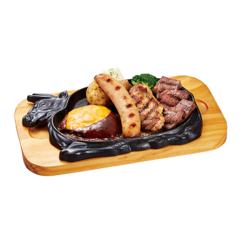 4種の肉がドーン！肉の日限定「よくばりグリル」ステーキもチキンも全部のせ！