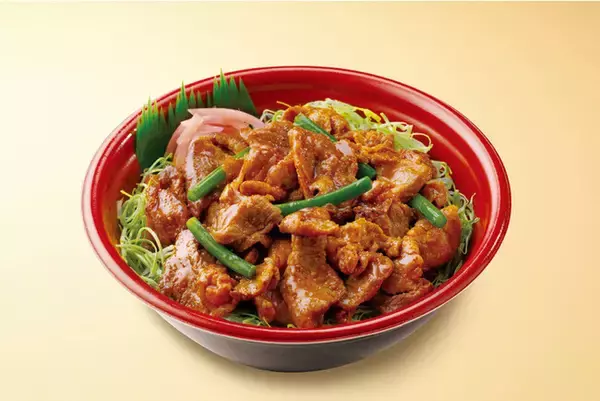 「夏にはウマ辛「豚焼肉丼」（390円、税別）オリジン弁当に登場」の画像