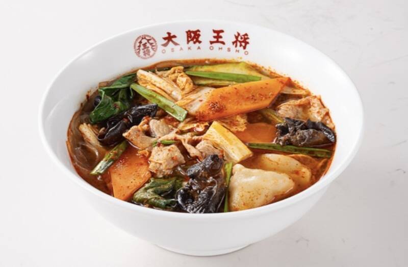 大阪王将がついに「麻辣湯」参戦！辛さ2倍・3倍OK、春雨麺も選べる