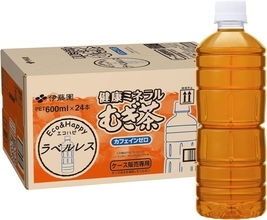 夏の麦茶を箱で確保！ ラベルレスの「健康ミネラルむぎ茶」24本がお買い得