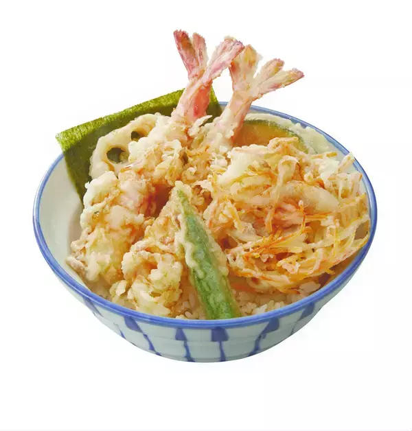 「ぷりっと濃厚「天然車海老」の天丼が登場！定食はご飯おかわり無料」の画像