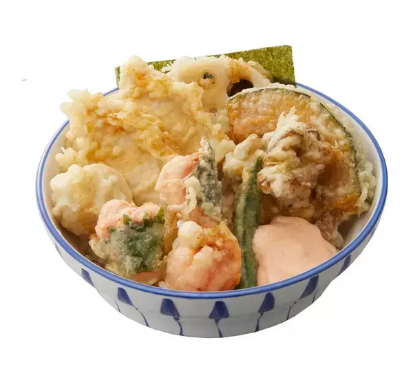 「天ぷら×明太子定食、ご飯はおかわり自由！こりゃどんどん進んじゃう！」の画像