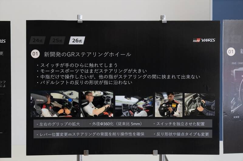 【鼻血レベルの完成度】GRヤリスが「26式」へ進化！ ステアリングとタイヤだけのためにここまでやる!?