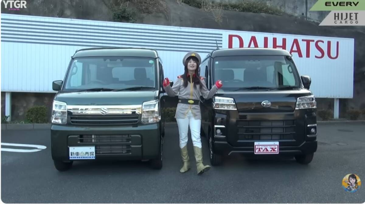 普段使いのエブリイか、積載特化のハイゼットか？ 人気軽バン2台を乗り 