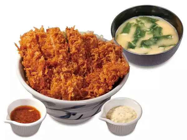 「松のや「メガチキンかつ」がWソースで登場！ 鶏モモ肉を丸ごと1枚使用した迫力メニュー」の画像
