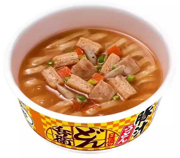 「「どん兵衛 豚汁うどん」が進化！  "まるで煮込み麺" って一体何！？」の画像