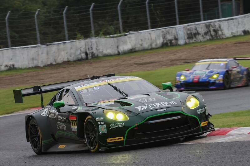 雨で予選中止のSUPER GT 第6戦！ ウェット路面でグランツーリスモ王者の冨林が粘りの走り