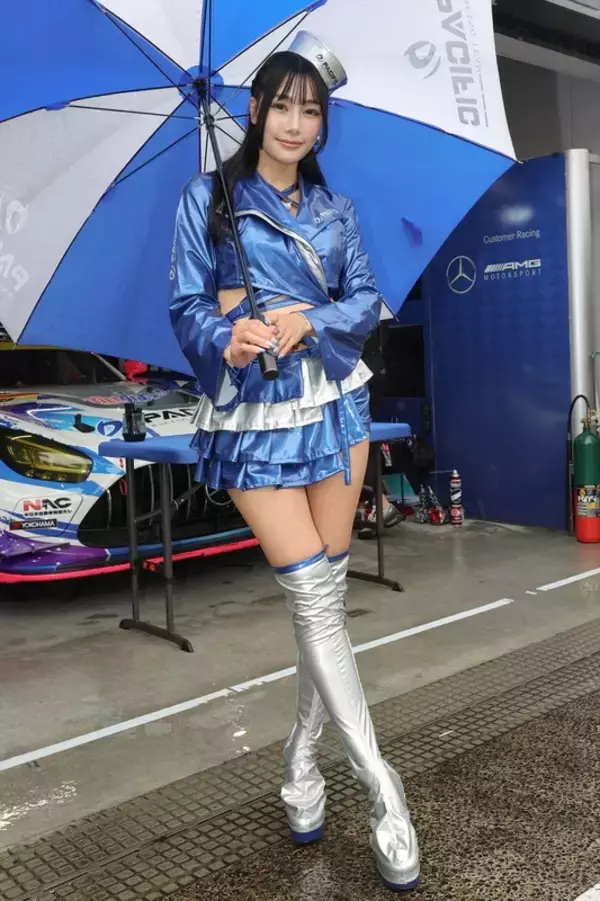 「雨で予選中止のSUPER GT 第6戦！ ウェット路面でグランツーリスモ王者の冨林が粘りの走り」の画像