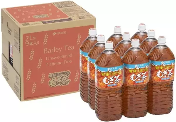 夏の常備用にまとめ買い！ 「健康ミネラルむぎ茶 2L×9本」が15％オフで登場