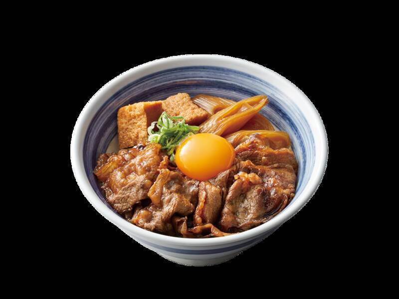 【本日】「牛すき焼きカルビ丼」がスタート！強火でじゅわっと焼き上げた本格肉丼
