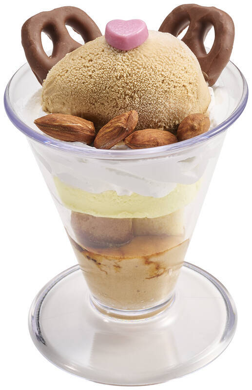 え、かわいすぎん？ スシローに“トナカイ顔パフェ”が降臨