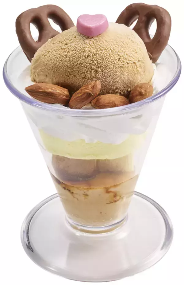 「え、かわいすぎん？ スシローに“トナカイ顔パフェ”が降臨」の画像