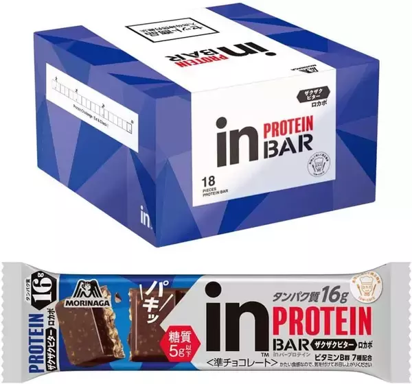 タンパク質16gを手軽に！ 「inバープロテイン」18本セットが13％オフ