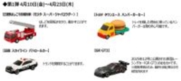 【本日発売】マクドナルドに「トミカ」のハッピーセット！新型車GR GT3も登場
