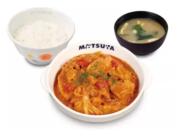 「【今週】松屋「煮込みキャベツのトマトハンバーグ」にモス「新テリヤキ」も！春を感じる新メニュー」の画像