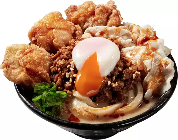「総重量1kgの破壊力よ…！肉マシマシの「爆担々うどん」全国で発売」の画像
