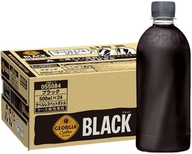 コーヒーのストック、これでOK！ 「ジョージア ブラック」ラベルレス24本がお得