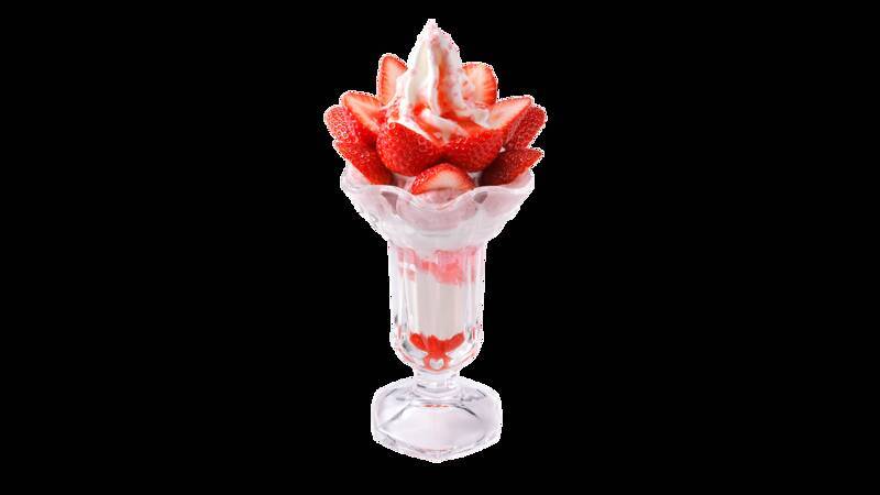 「ジョッキパフェ」も登場！完熟いちごの4種スイーツをハンバーグのデザートに