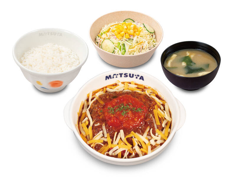 【本日】松屋「タコサルサハンバーグ定食」などタコライス各種をスタート