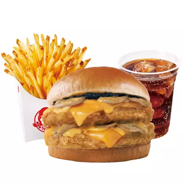 「トリュフ香る高級「メルトバーガー」夢のLセットで登場！ 12店舗限定」の画像