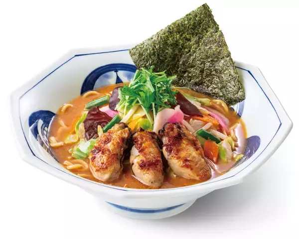 「リンガーハットに大粒の牡蠣の「かきちゃんぽん」！ みそかチゲで選べる」の画像