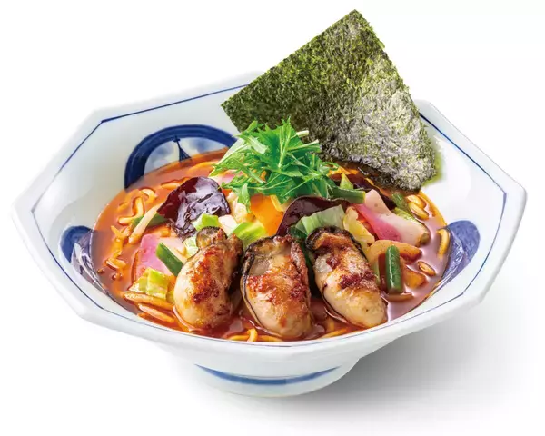 「リンガーハットに大粒の牡蠣の「かきちゃんぽん」！ みそかチゲで選べる」の画像