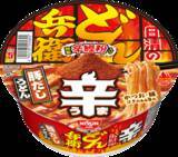 「うまそー！「辛どん兵衛」に新作、豚だし＆牛だし 辛鰹粉が決め手」の画像2