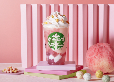 スタバ初！「ひなまつりフラペ」3色あられ×ミルクプリンでかわいすぎ！