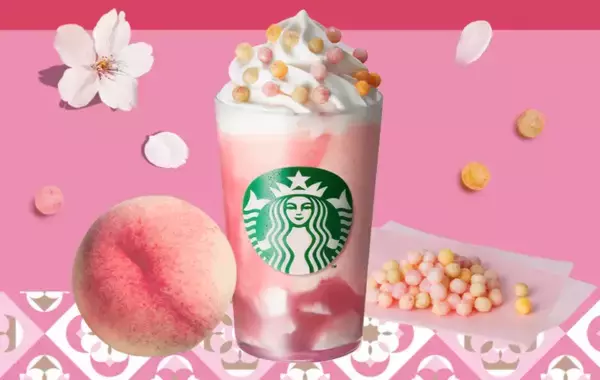 「スタバ初！「ひなまつりフラペ」3色あられ×ミルクプリンでかわいすぎ！」の画像