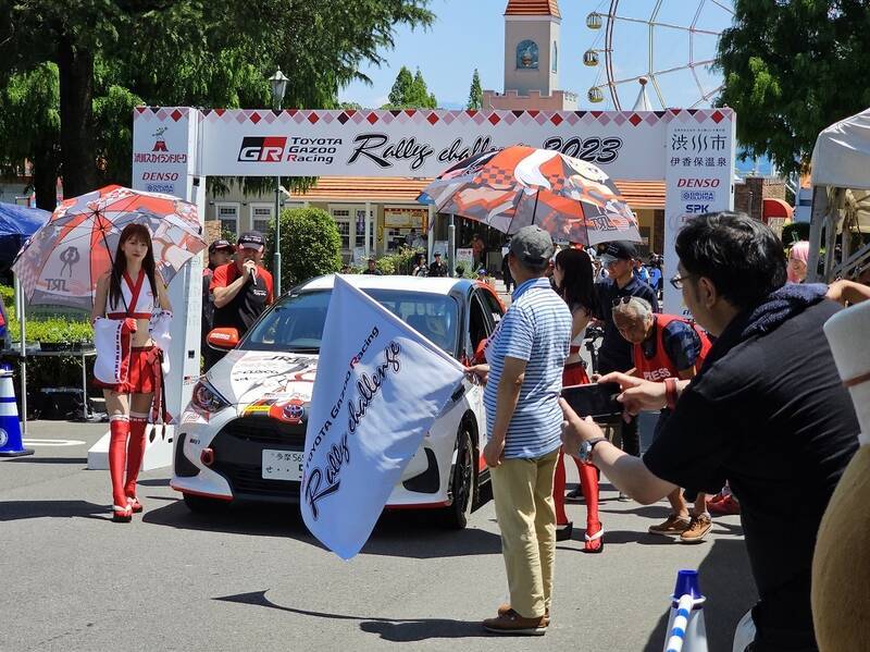 週末レースクイーンの赤城ありさ、走り屋の聖地・渋川伊香保でラリーデビュー！