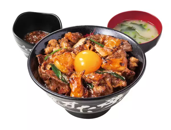 「肉2倍も！牛ホル×カルビ丼復活「食い倒れの街」をイメージ」の画像