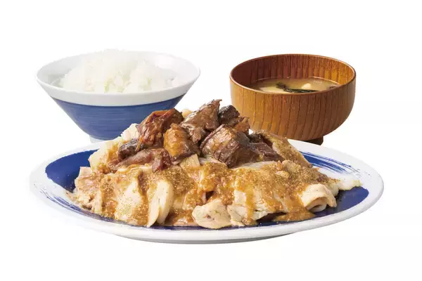「肉がダブルでうれしい！「豚しゃぶ肉めし」ごま山椒ダレで味わう新作」の画像