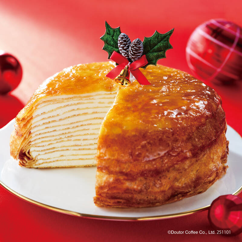 ドトール「ミルクレープ」まるごとを4100円で販売！ Xmas商品が今年も
