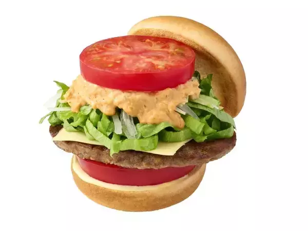 「トマト多っ！モス「大盛りトマト」の限定バーガー、沖縄店舗で「トマト祭り」開催」の画像