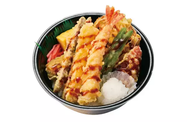 「天ぷら7品のって640円！ほっかほっか亭「おろし天丼」今年も登場」の画像