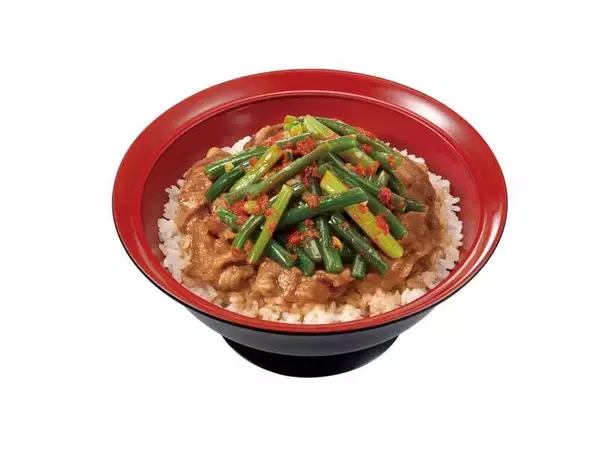 「スタミナ爆発！すき家「ニンニクの芽牛丼」復活、ダブル＆トリプルニンニクも」の画像