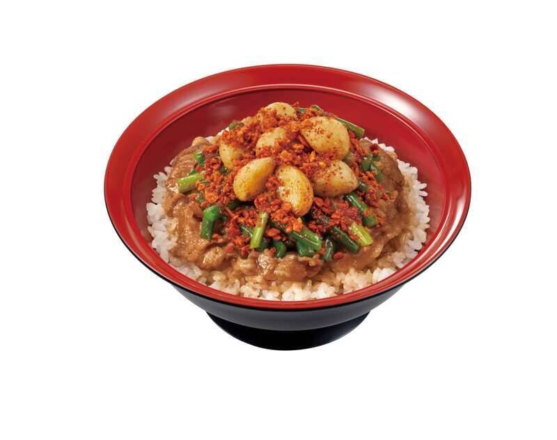 スタミナ爆発！すき家「ニンニクの芽牛丼」復活、ダブル＆トリプルニンニクも