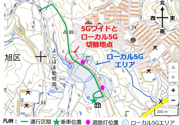 「NTTほか9社がバスの運転手不足解消のため横浜で自動運転の実証実験開始」の画像
