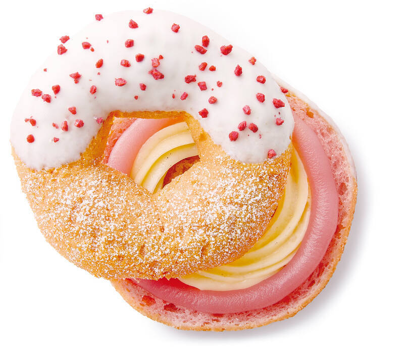 おいしそ！ミスド“桜もち”をイメージした「桜もちっとドーナツ」春限定で
