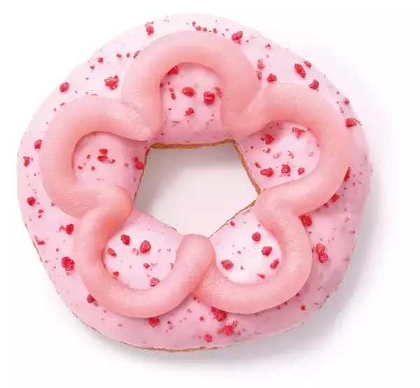 「おいしそ！ミスド“桜もち”をイメージした「桜もちっとドーナツ」春限定で」の画像