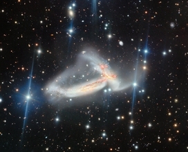 ジェミニ北望遠鏡がとらえた相互作用銀河NGC 7253