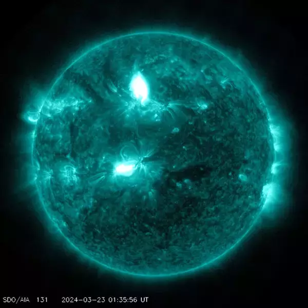 2024年3月23日に発生したX1.1の太陽フレア